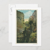 Blick auf die Bald Kopf Klippe Crevice Postkarte (Vorne/Hinten)