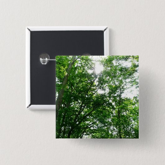Blick auf die Bäume des Sommers Button (Vorne & Hinten)
