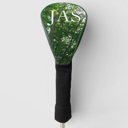 Blick auf die Bäume des Sommers Golf Headcover (Vorderseite)