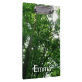 Blick auf die Bäume des Sommers Klemmbrett (Rechts)