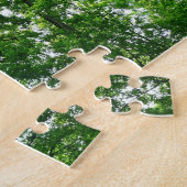 Blick auf die Bäume des Sommers Puzzle (Seite)
