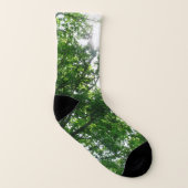 Blick auf die Bäume des Sommers Socken (Links - Innen)