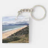 Blick auf die Berge Schlüsselanhänger (Rückseite)