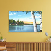 Blick auf die Camping des Staat Leinwanddruck (Insitu (Wohnzimmer))