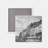 Blick auf die Canebiere bei Marseille Magnet (Vorderseite/Rückseite)