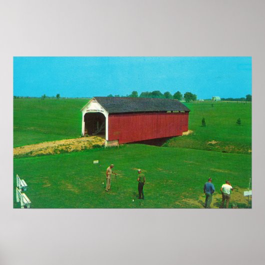 Blick auf die Catlin Bridge Poster (Vorne)