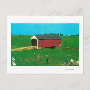 Blick auf die Catlin Bridge Postkarte