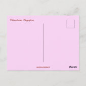 Blick auf die Chinatown Singapore Postkarte (Rückseite)