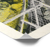 Blick auf die chinesische Pagode im Titantempel Poster (Ecke)