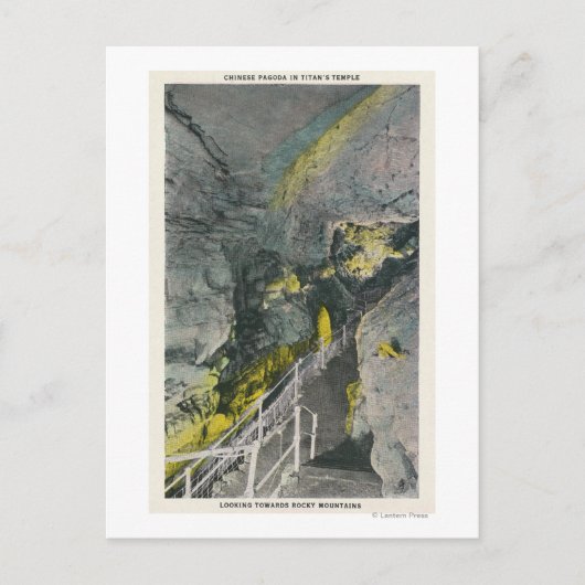 Blick auf die chinesische Pagode im Titantempel Postkarte (Vorderseite)