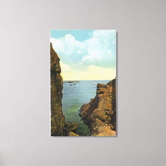 Blick auf die Cleft-Bucht von Perkins Leinwanddruck (Vorderseite)