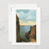 Blick auf die Cleft-Bucht von Perkins Postkarte (Vorne/Hinten)