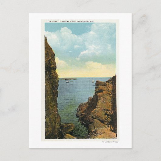 Blick auf die Cleft-Bucht von Perkins Postkarte (Vorderseite)