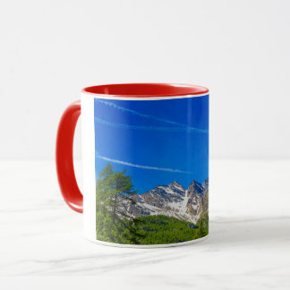Blick auf die drei Levanne-Berge Tasse