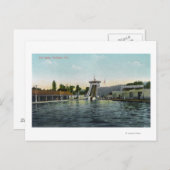 Blick auf die Eichen Postkarte (Vorne/Hinten)