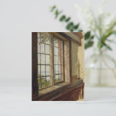 Blick auf die Elbe durch ein Fenster, 1838 Postkarte (Stehend Vorderseite)