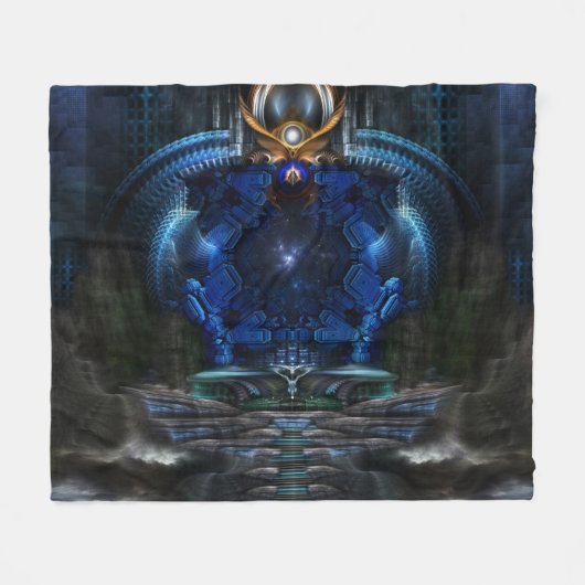 Blick auf die Ewigkeit Fleece Blanket (Vorderseite (Horizontal))