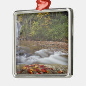 Blick auf die Glashütten im Pisgah National Ornament Aus Metall (Links)