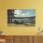 Blick auf die Grout Bay von Dana Point Leinwanddruck (Insitu (Wohnzimmer))