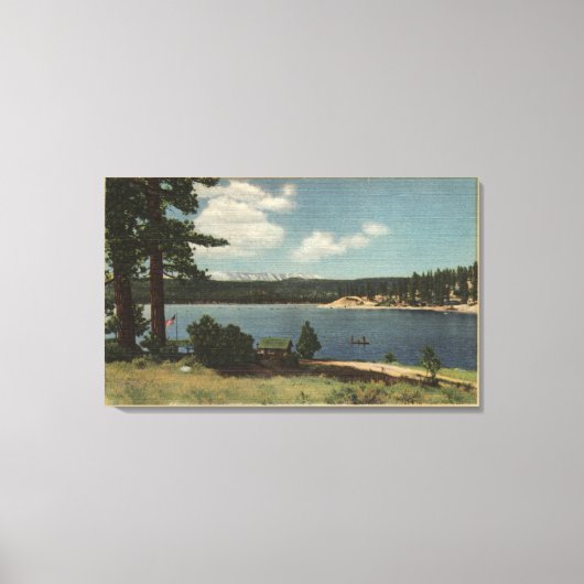 Blick auf die Grout Bay von Dana Point Leinwanddruck (Vorderseite)