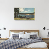 Blick auf die Grout Bay von Dana Point Leinwanddruck (Insitu (Schlafzimmer))