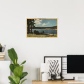 Blick auf die Grout Bay von Dana Point Poster (Heimbüro)