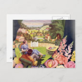 Blick auf die Halbinsel Postkarte (Vorne/Hinten)