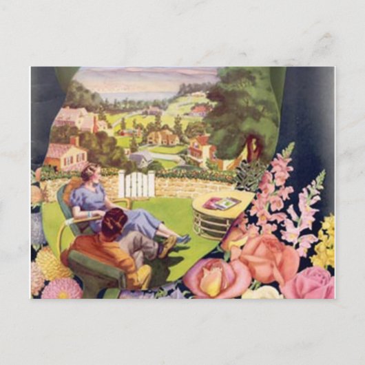 Blick auf die Halbinsel Postkarte (Vorderseite)