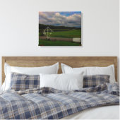 Blick auf die Hügel Leinwanddruck (Insitu (Schlafzimmer))