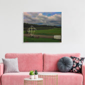 Blick auf die Hügel Leinwanddruck (Insitu (Wohnzimmer))