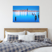 Blick auf die Innenstadt von Seattle Leinwanddruck (Insitu (Schlafzimmer))