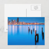 Blick auf die Innenstadt von Seattle Postkarte (Vorne/Hinten)