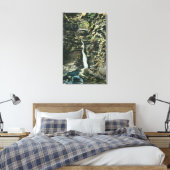 Blick auf die Kaskade Leinwanddruck (Insitu (Schlafzimmer))