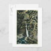 Blick auf die Kaskade Postkarte (Vorne/Hinten)