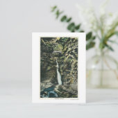 Blick auf die Kaskade Postkarte (Stehend Vorderseite)