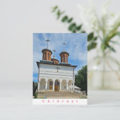 Blick auf die Kirche Calarasi Postkarte (Stehend Vorderseite)