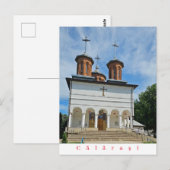 Blick auf die Kirche Calarasi Postkarte (Vorne/Hinten)