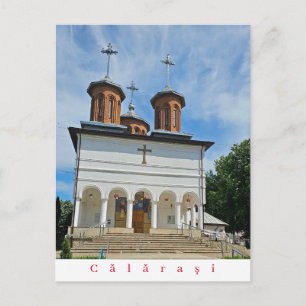 Blick auf die Kirche Calarasi Postkarte