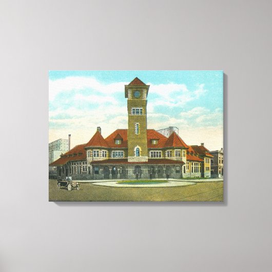 Blick auf die Kongressstraße von der Fidelity Leinwanddruck (Vorderseite)