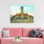 Blick auf die Kongressstraße von der Fidelity Leinwanddruck (Insitu (Wohnzimmer))