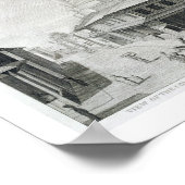 Blick auf die Konstantinsäule und das Fürstentum Poster (Ecke)