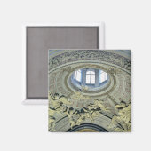 Blick auf die Kuppel mit Engelmusikern Magnet (Vorderseite/Rückseite)