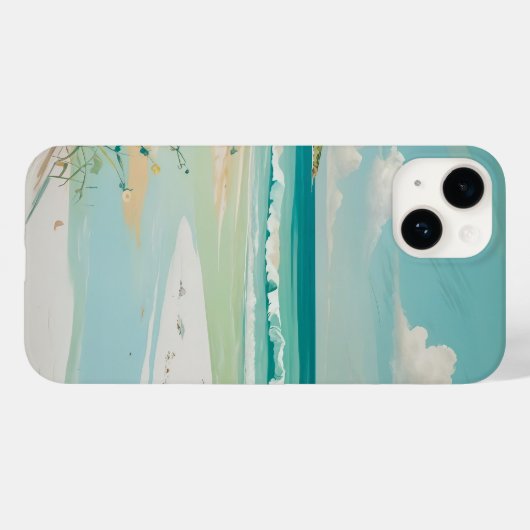 Blick auf die Küste Case-Mate iPhone Hülle (Rückseite (Horizontal))