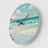 Blick auf die Küste Große Wanduhr (Winkel)