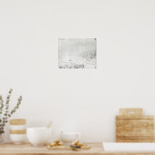 Blick auf die Küste vor dem Chile Poster (Küche)