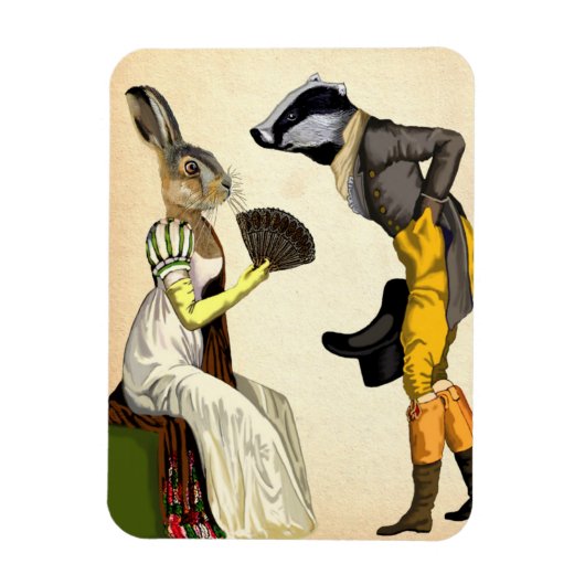 Blick auf die Liebe Magnet (Vertikal)