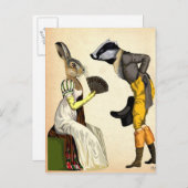 Blick auf die Liebe Postkarte (Vorne/Hinten)