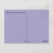 Blick auf die luxemburgische Stadt Luxemburg Postk Postkarte (Rückseite)