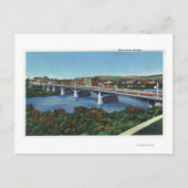 Blick auf die Main Street Bridge Postkarte (Vorderseite)