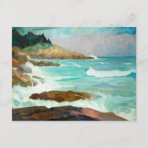Blick auf die Maine Coast von Newell Convers Wyeth Postkarte